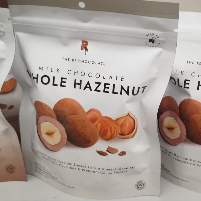 

THE RR Chocolate Milk Cokelat Whole Hazelnut 150gr