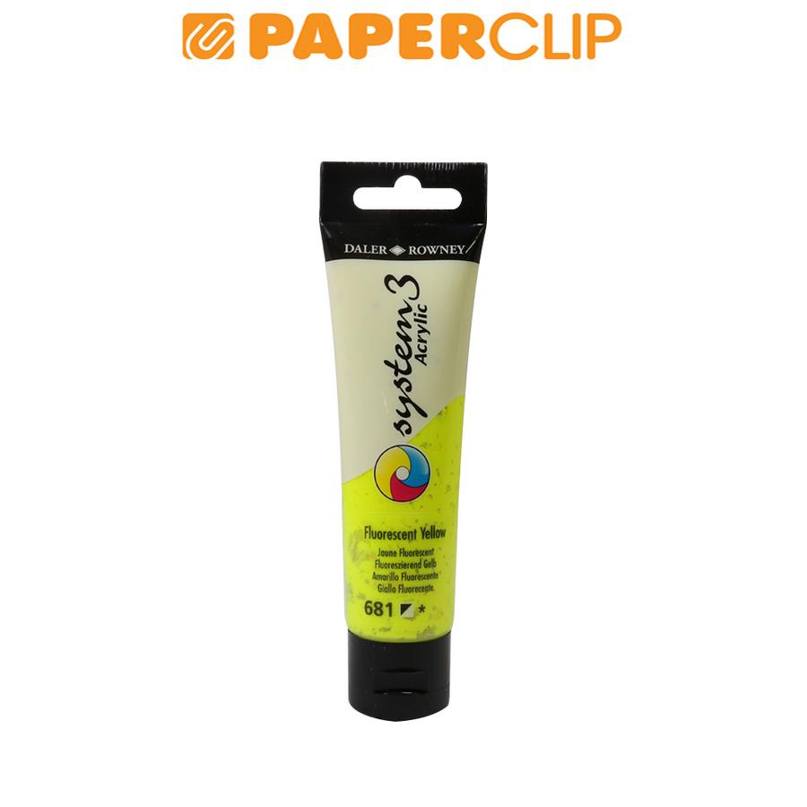 

ACRYLIC COLOR DALER ROWNEY SYSTEM3 59ML 129059681 FLUORESCENT YELLOW