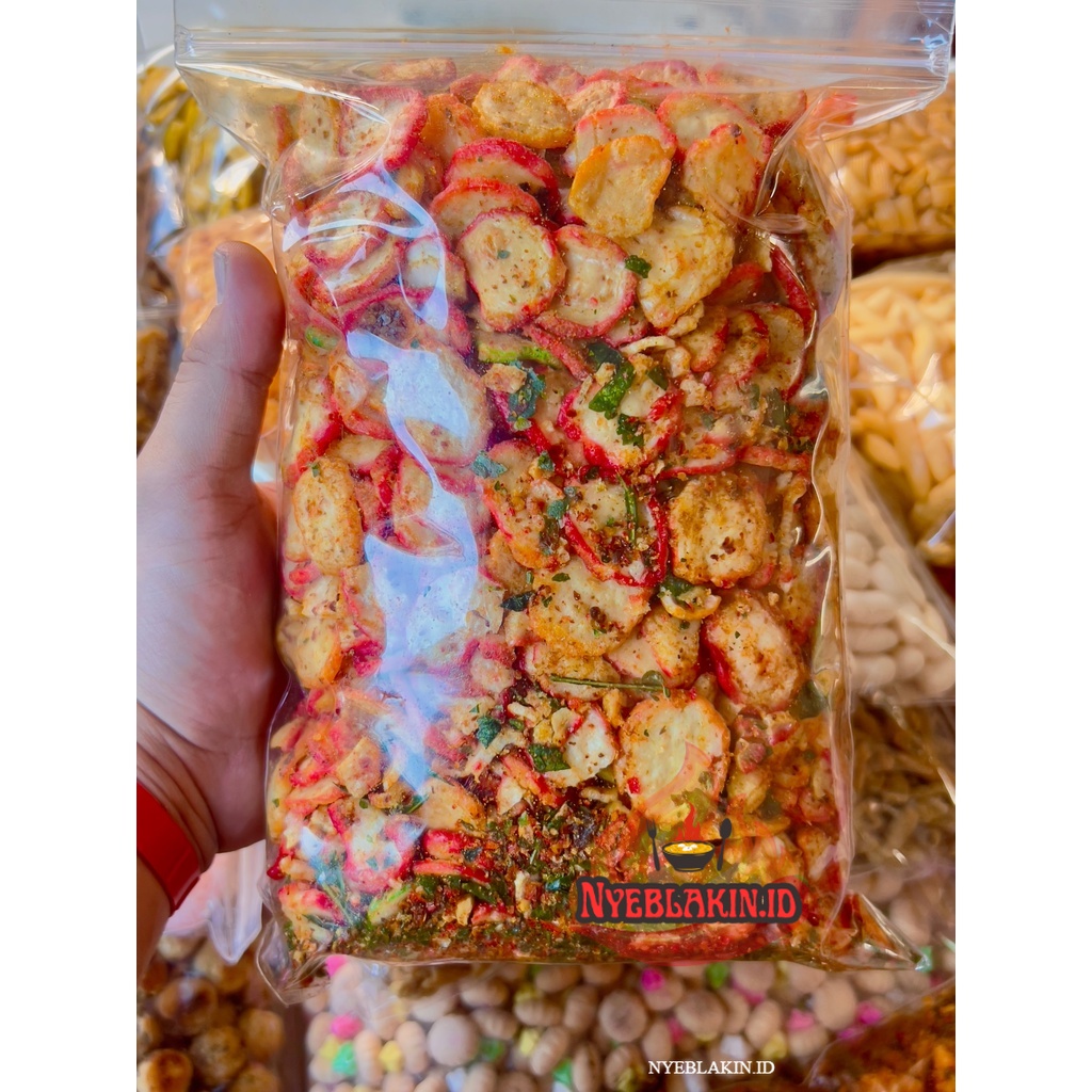 

seblak kering pedas daun jeruk isi 500gr _ _NYEBLAKIN.ID