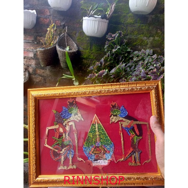 pigura rama sinta / kulit asli/ cod / wayang murah