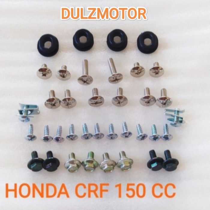 Baut Baud Fullset body bodi Honda CRF 150cc baut motor lengkap