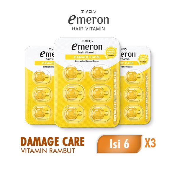 Emeron Hair Vitamin Damage Care x3