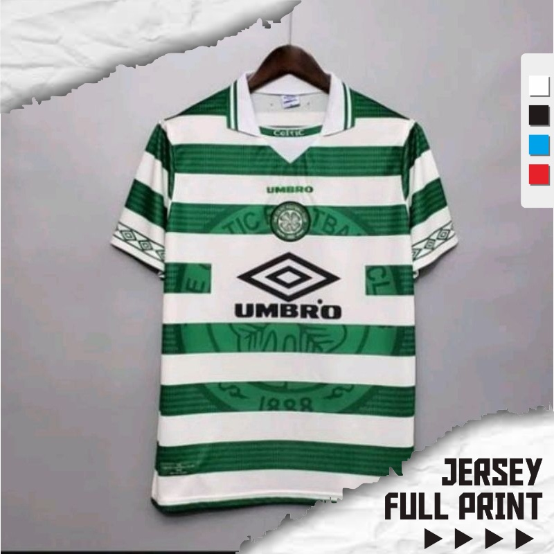 Jersey Celtic 1997 1998 Full Printing Custom