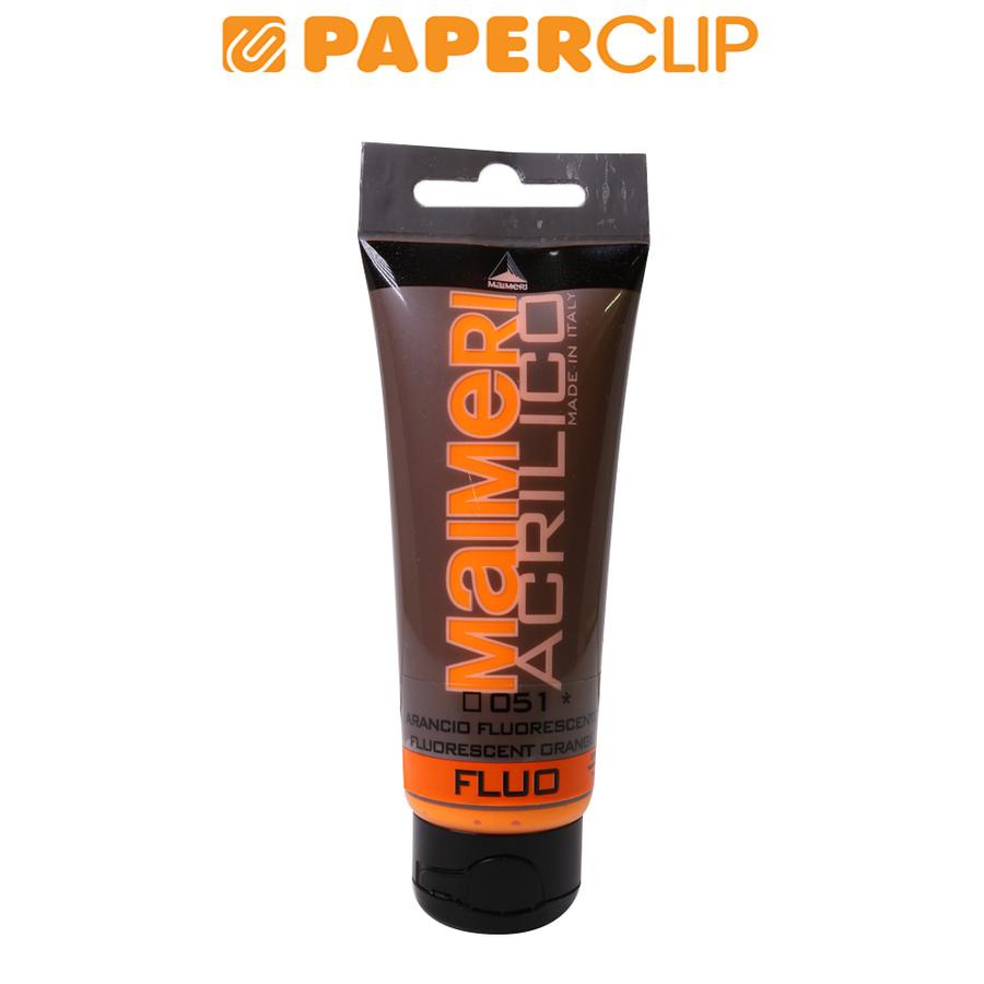 

ACRYLIC COLOR MAIMERI 75ML M0916051 FLUORESCENT ORANGE