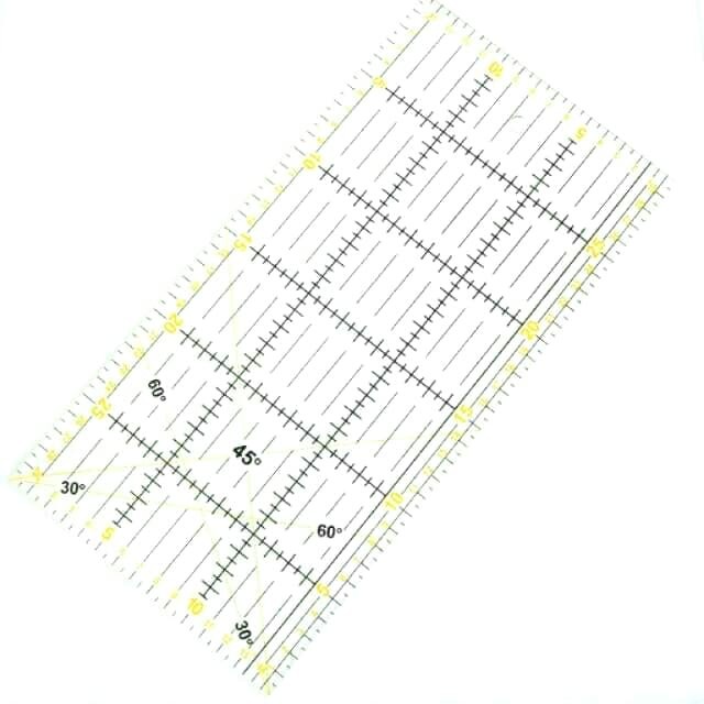 

Penggaris Jahit - Quilting Ruler AC 30 - Penggaris Pola Jahit 15x30 CM