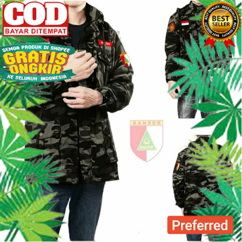 Parka loreng / parka tentara / jaket tentara / jaket loreng / parka kanvas / parka Korea army / park