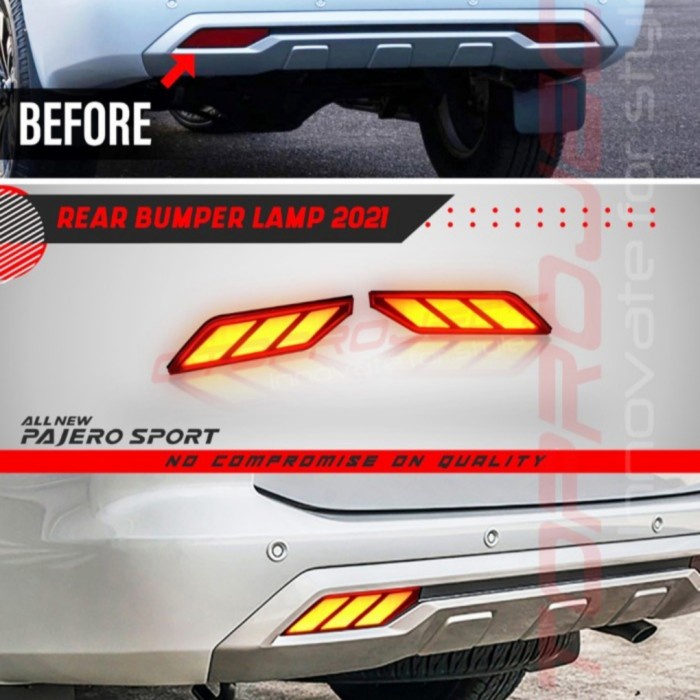 Lampu Led Bumper Belakang Otoproject Pajero Sport 2021