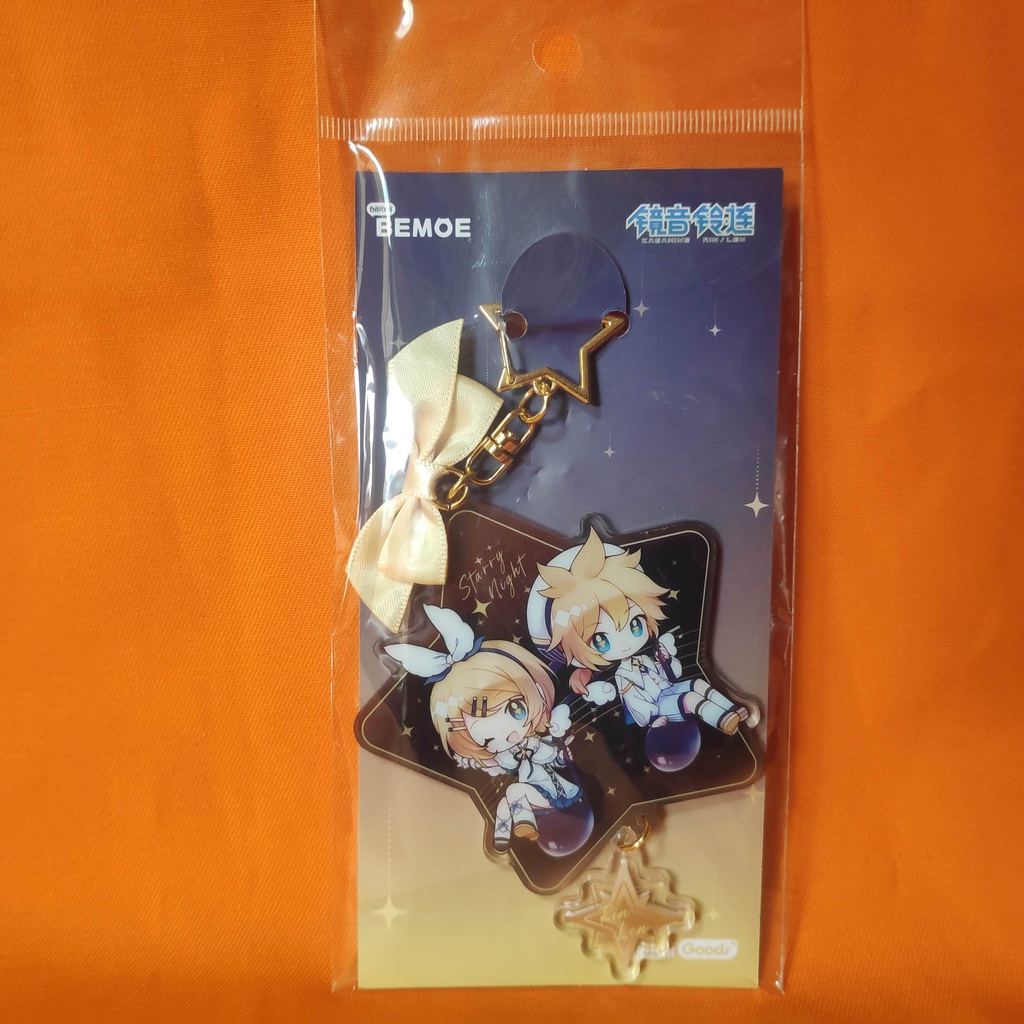 Kagamine Len & Kagamine Rin Starry Night Acrylic Pendant 8cm