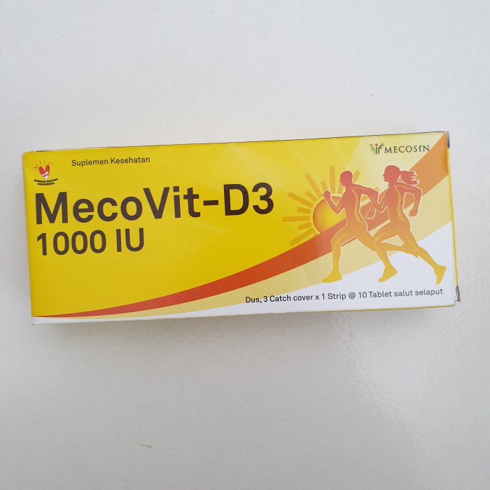 Vitamin D3 1000 IU Suplemen Kebutuhan Vitamin D - MECOVIT D3 1000 dan GET VIT D3 1000