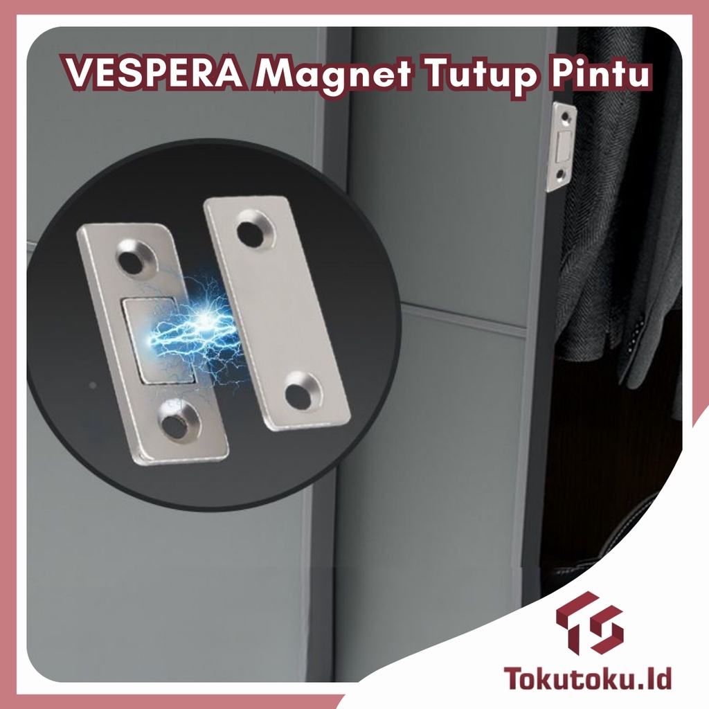 Magnet Pintu Lemari Laci Tutup Otomatis Perekat Pintu