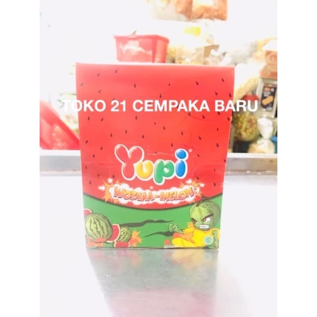 

Yupi WOTAAA MELON 1 box isi 24 pcs | Permen Yupi Jelly Jeli Murah