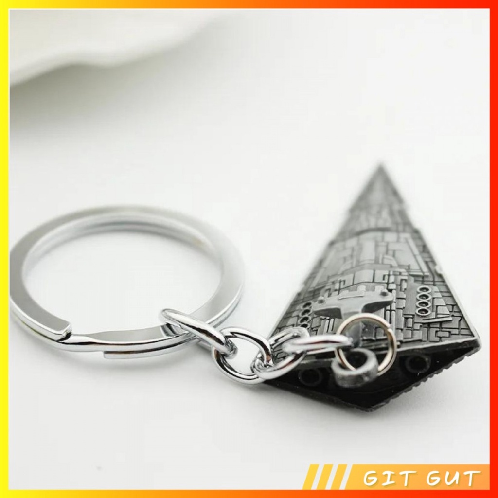 Keychain Gantungan Kunci Star Wars Imperial Star Destroyer