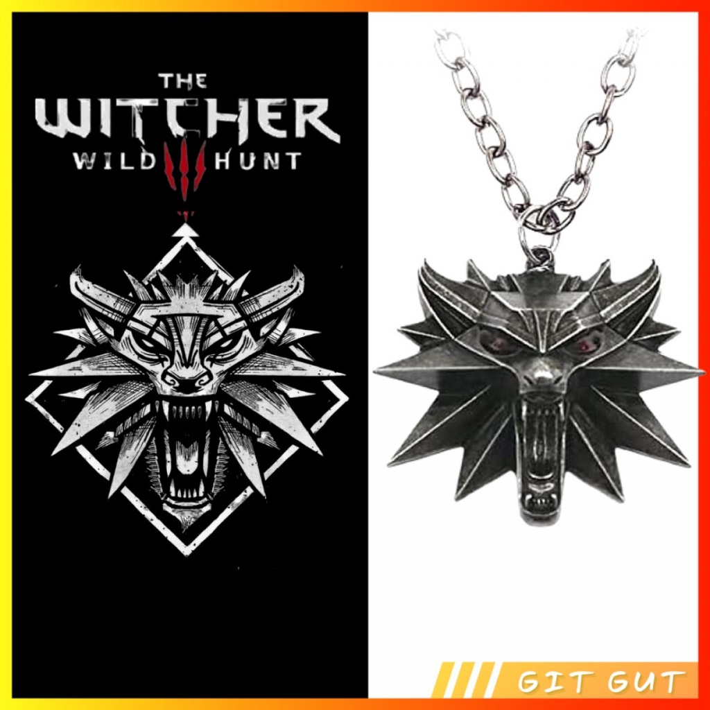 Necklace Kalung The Witcher School of The Wolf