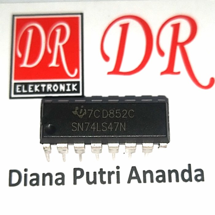 IC 7447 CD7447 Integrated Circuit TTL SN74HC47N DIP 74HC47 NAND 74LS47 LA27