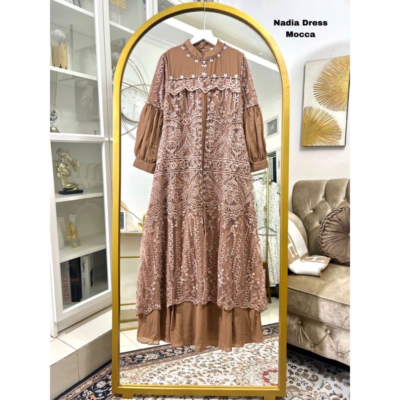 GAMIS TILE NADIA/ GAMIS/ GAMIS TERBARU/ GAMIS PESTA/ GAMIS KONDANGAN/ GAMIS JUMBO/ GAMIS TILE/ GAMIS