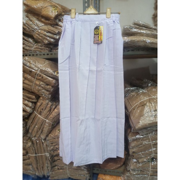 Rok Panjang SD Tissu / Rok Putih SD Panjang Tissu / Rok Panjang SD Putih Rempel Keliling Bahan Tissu