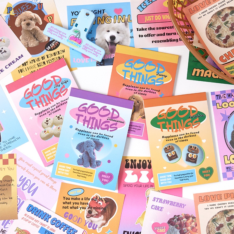 

[HARU] Good things series deco paper Pet Style Journaling Kit Kertas Jurnal Hewan