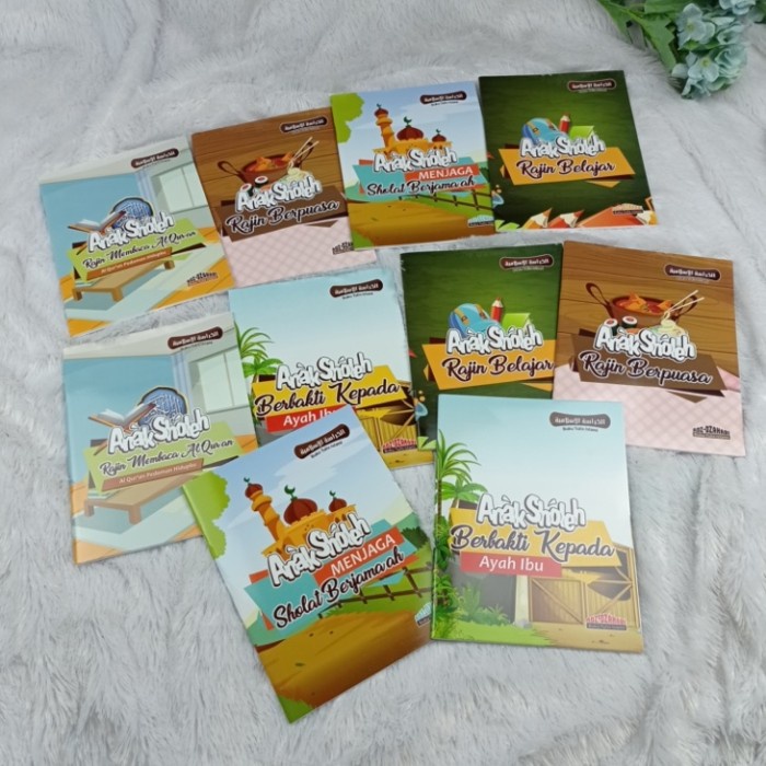 

Buku Tulis Islami Seri Anak 1 Set 10 Buku - Anak Shalih - Asli