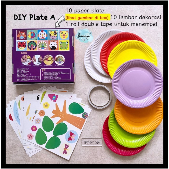 

promosi [HUY] DIY PAPER PLATE KERAJINAN TANGAN AKTIVITAS ANAK