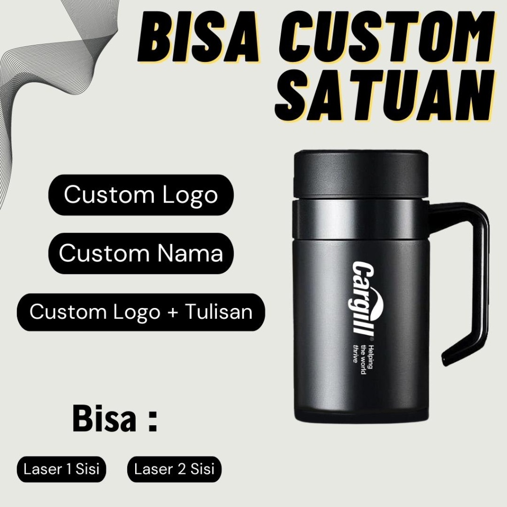 

COD Tumbler kopi Teh Coffee Mug Tea Cup Stainless Steel 400 Ml