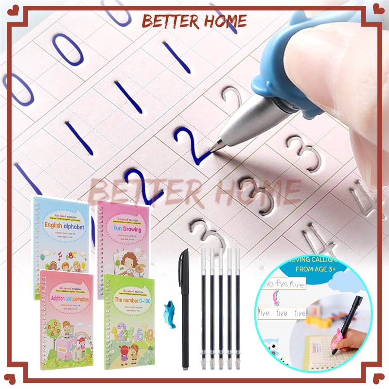 

Practice writing Copy Book/Buku Belajar Menulis Ajaib/Sank Magic Book/Buku Belajar Menulis Anak
