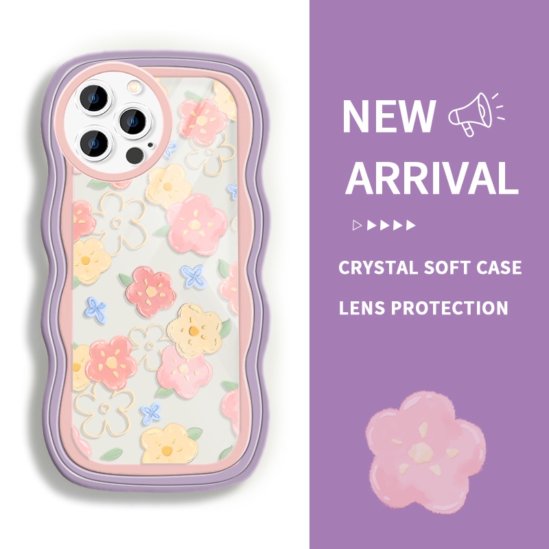 Case hp For iPhone 13 Pro 13 13 Pro Max 13 mini 14 14 Plus 14 Pro 14 Pro Max Layar yang penuh dengan