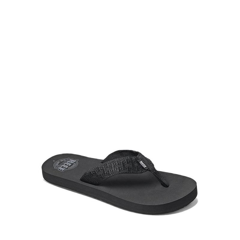 REEF SMOOTHY MENS SANDALS - BLACK