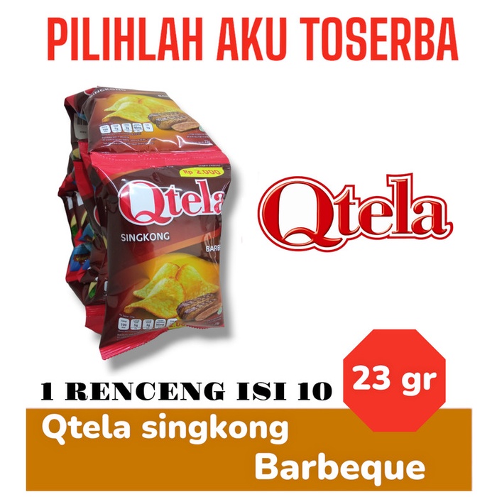 

QTELA SINGKONG BBQ / BARBEQUE RENCENG - ( HARGA 1 RENCENG )