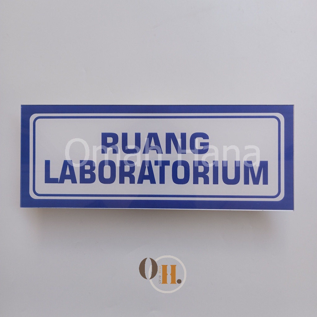 

Akrilik Ruang Laboratorium - Akrilik Nama Ruang - Ruang Lab - Akrilik Ruangan