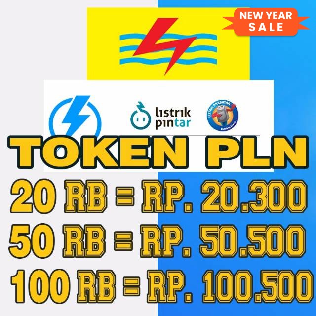 Token PLN Promo / Voucher Listrik Murah 20RB 50RB 100RB