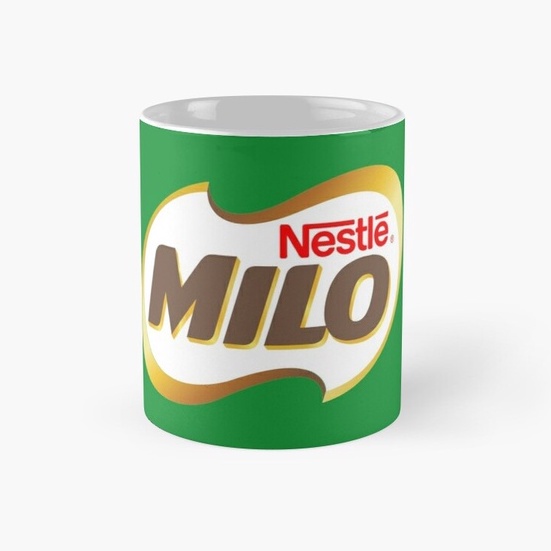 Mug Keramik Nestle Milo | Custom Nama  | Mug Hadiah | Mug Kado | Mug Souvenir | Mug Custom | Mug Aes