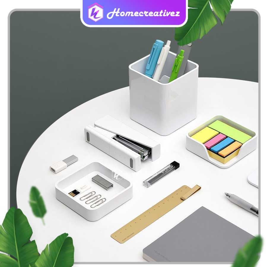 

Homecreativez- Kaco LEMO Set Kotak Organizer Alat Tulis Kantor 3 in 1 - K1409