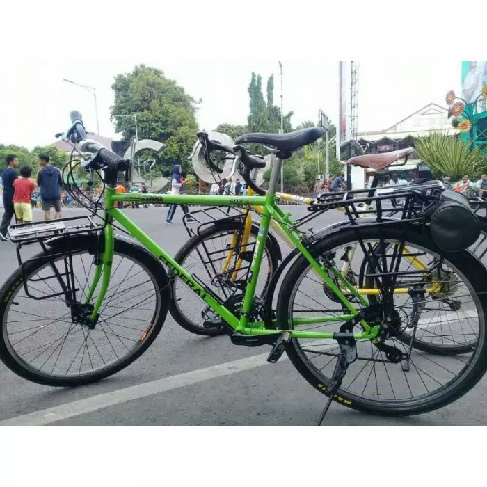 RAK PANIER TOURING BAGASI SEPEDA SELI/MTB/MINION/BONCENGAN SEPEDA - RAK DEPAN