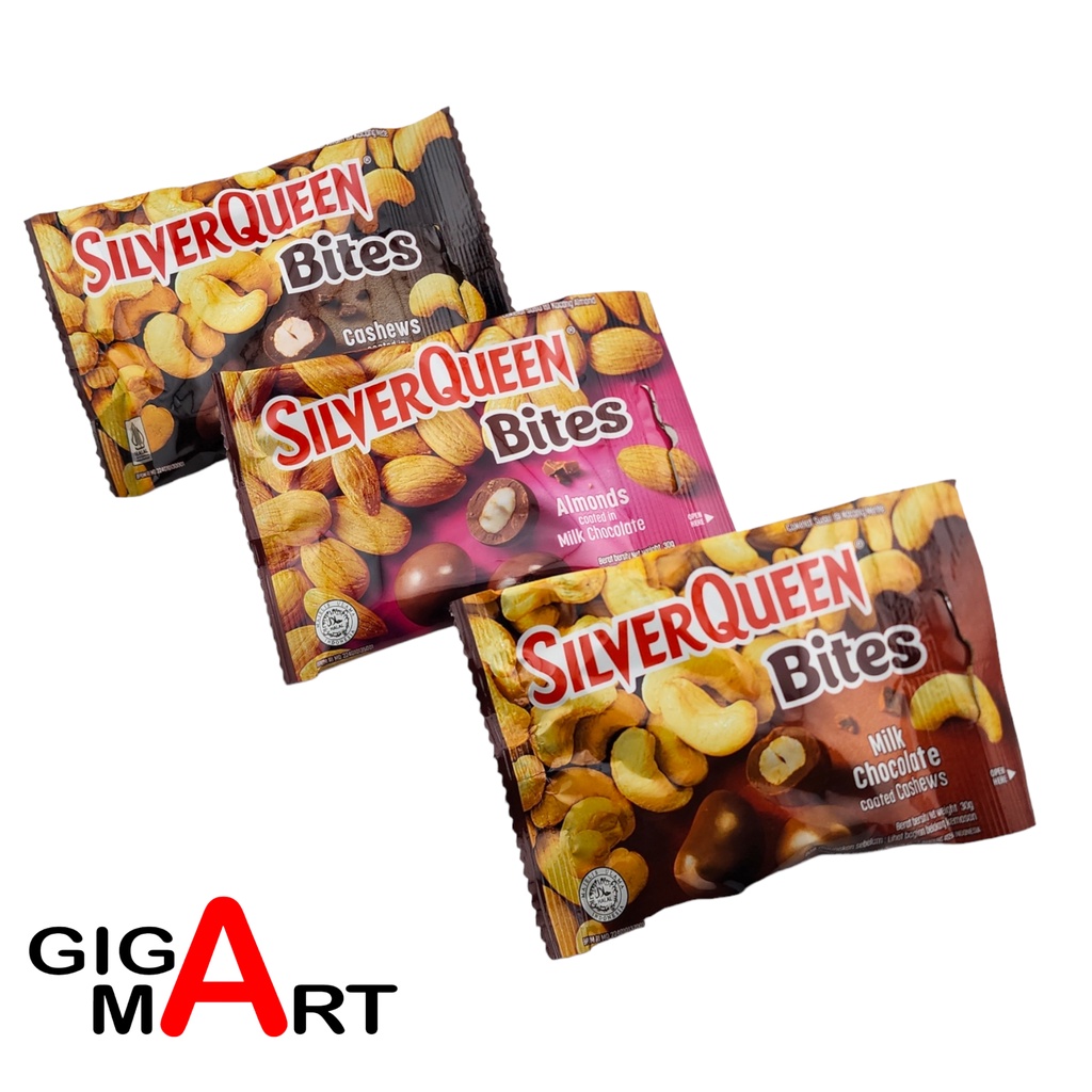 

Silver Queen Bites Chocolate Coated - Netto 30 Gr