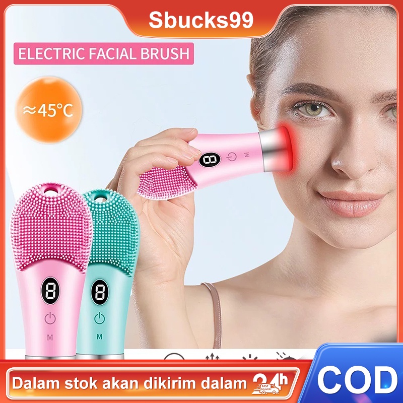 Alat Pembersih Wajah Elektrik Silikon Facial Cleansing Brush Pembersih wajah silikon Pembersih wajah