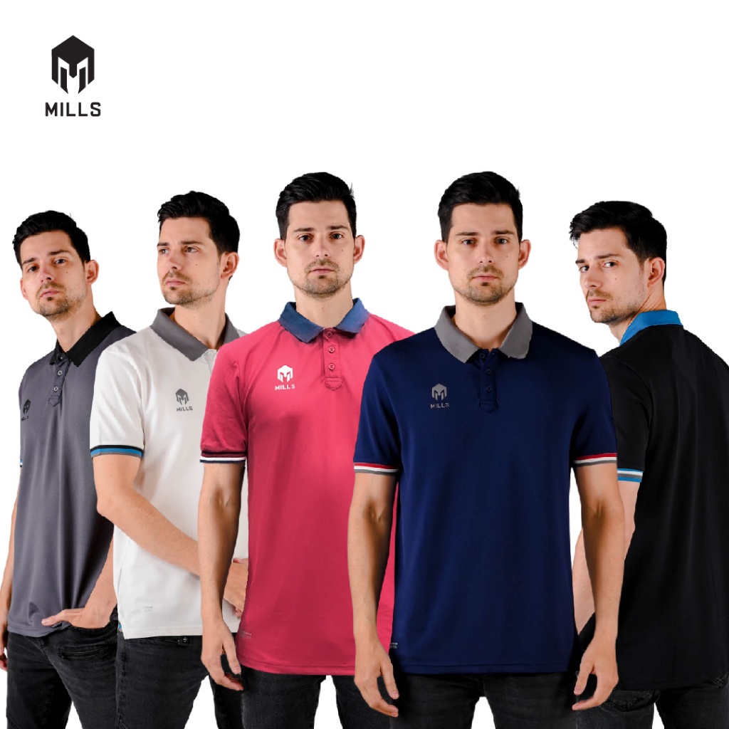 MILLS Polo Shirt Sport Style Quatro 17051