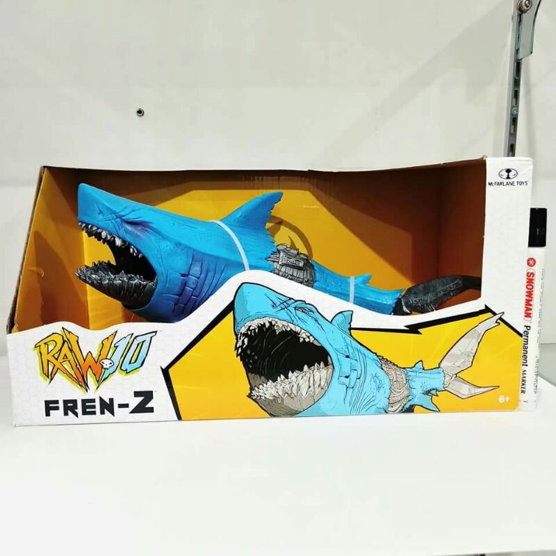 Mainan action figureshark mcfarlane frenz raw 10Detail bagu