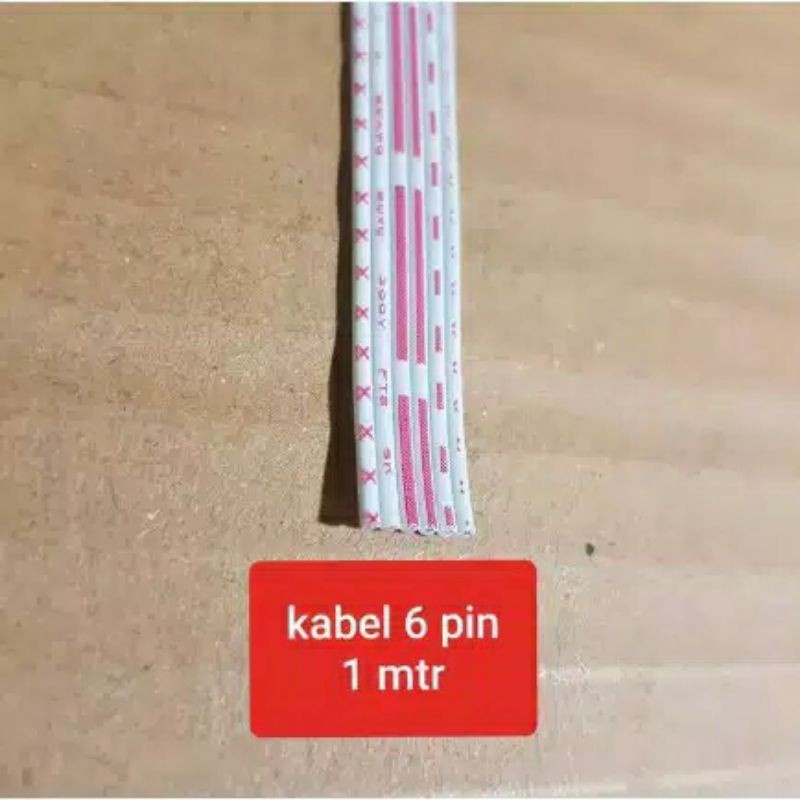 kabel pita 6 pin