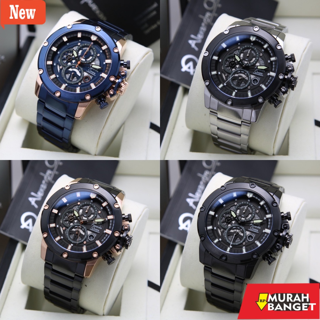 cocok buat kerja- JAM TANGAN PRIA ALEXANDRE CHRISTIE AC 6564 MC / AC6564 / 6564 ORIGINAL GARANSI 1 T