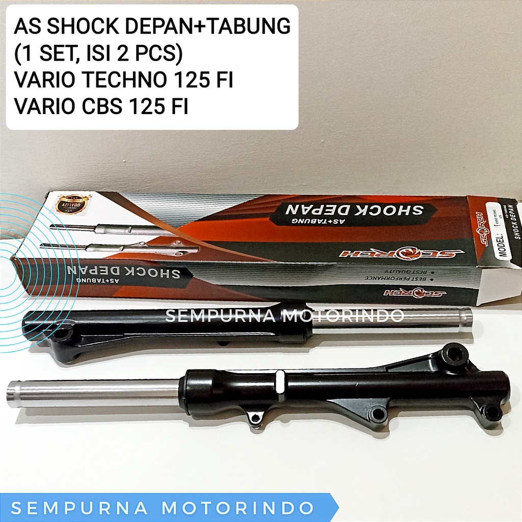 AS+TABUNG SHOCK DEPAN VARIO TECHNO 125 FI - SCORCH