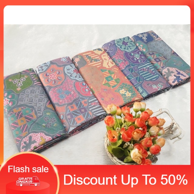 PROMO KAIN BATIK PEKALONGAN KAIN BATIK KATUN KAIN BATIK PRIMISIMA KAIN BATIK METERAN