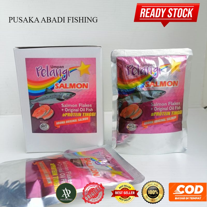 Amisan Djempol Salmon - Umpan pancing pelangi salmon - Djempol salmon - Pelangi Salmon