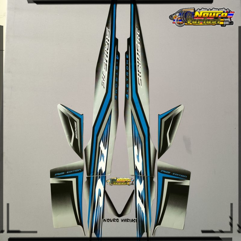 COD striping yamaha vega r new sirius rc biru silver thailand thailook  LIGHT888