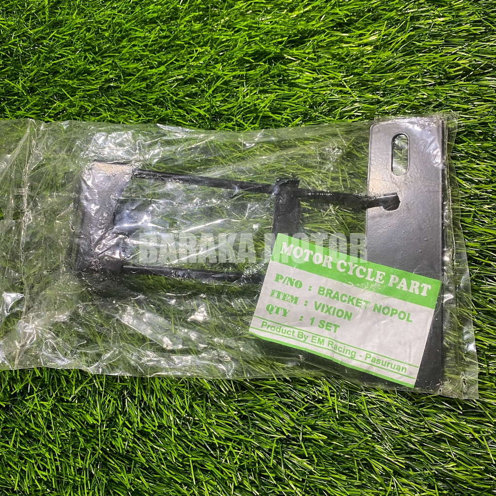 Bracket Tatakan Dudukan Plat Nomor Depan Variasi Vixion Tebal PLS