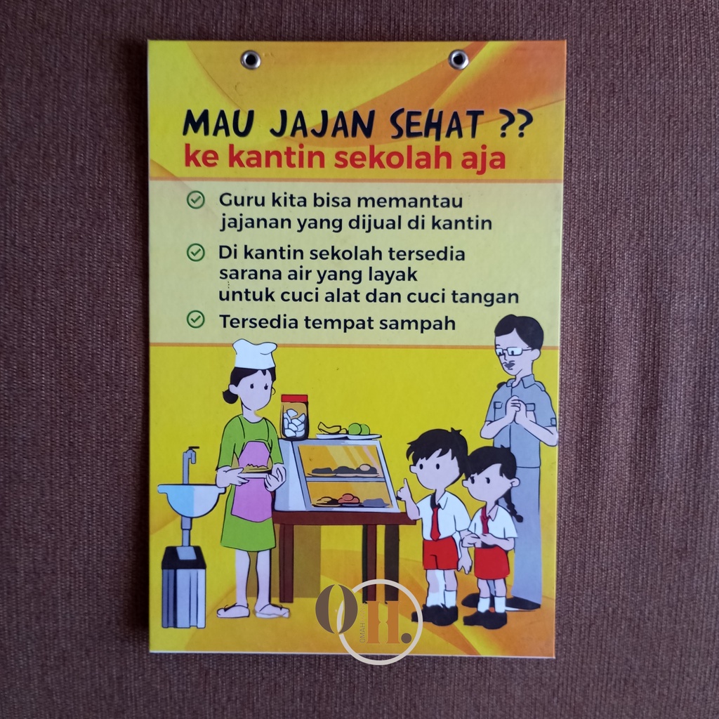 

Hard poster jajanan sehat - Hard poster kantin sehat - Hard poster sekolah