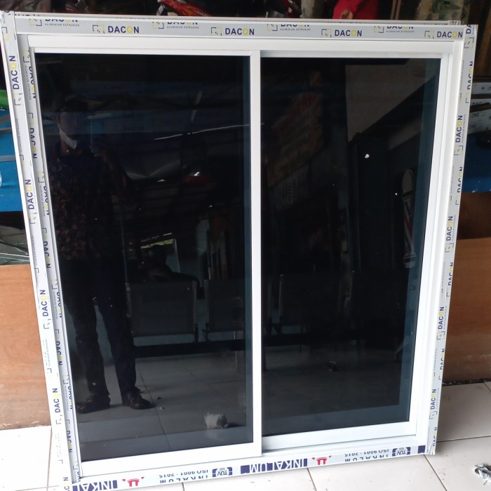 Jendela sliding  Alumunium 120X120 | Kusen Alumunium | Bovenli Alumunium (Alumunium window)