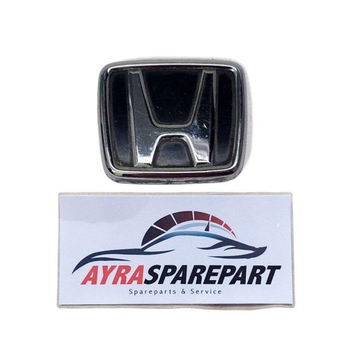 Emblem / logo H bagasi belakang mobil Honda Civic LX - Grand Civic 1988 - 1991 ( Kode part 75701-SH4