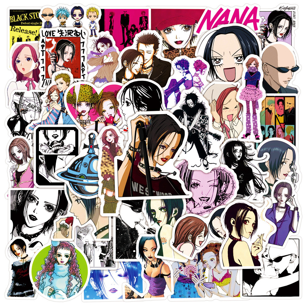 

10/30/50PCS Anime NANA Stickers Cool Graffiti Decals DIY Decoration For Phone Laptop Stationery PVC Waterproof Sticker Toys Gift