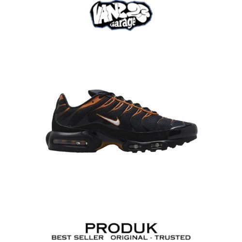 Sepatu Sneakers Nike Air Max Plus Tn Black Orange 100% Original BNIB