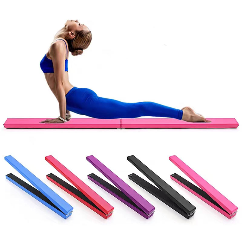 Cheap adult children gymnastics training folding balance beam